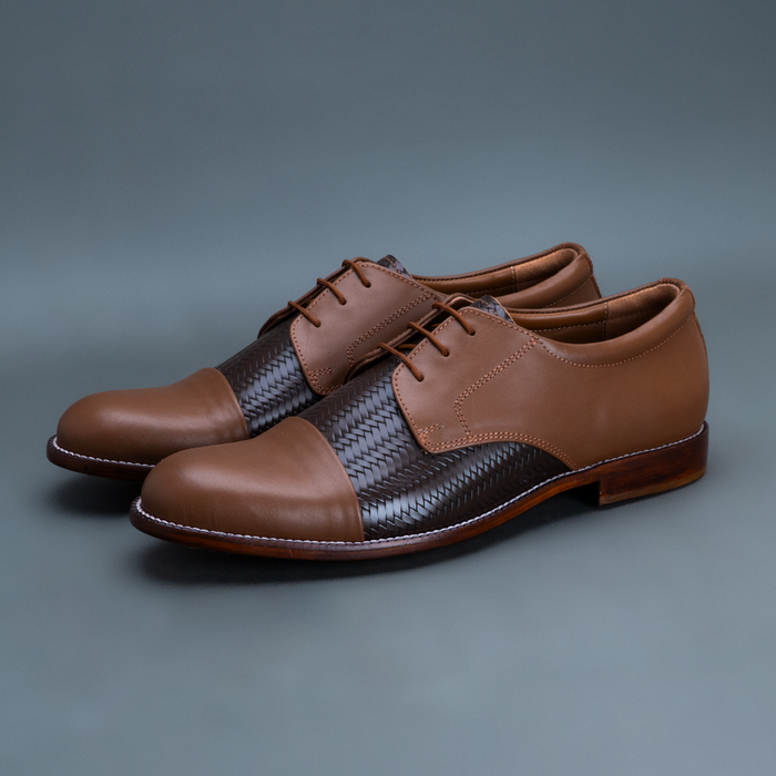 Alpha Derby – Brown & Dark Tan