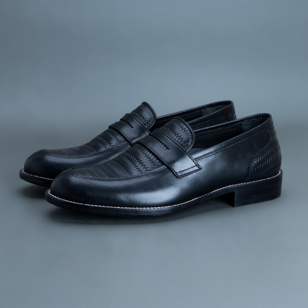 Alpha Penny Loafer – Black