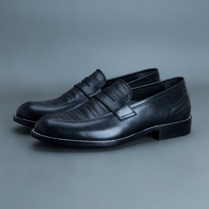 Alpha Penny Loafer – Black