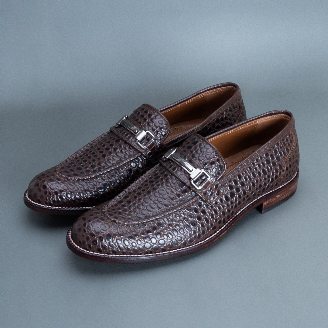 Fang Horsebit Loafer – Brown