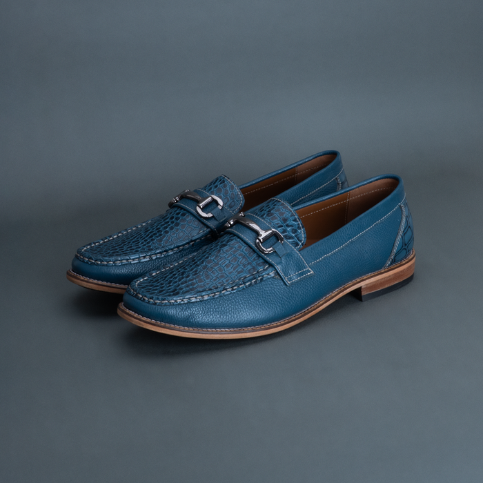 Fang Horsebit Loafer – Blue