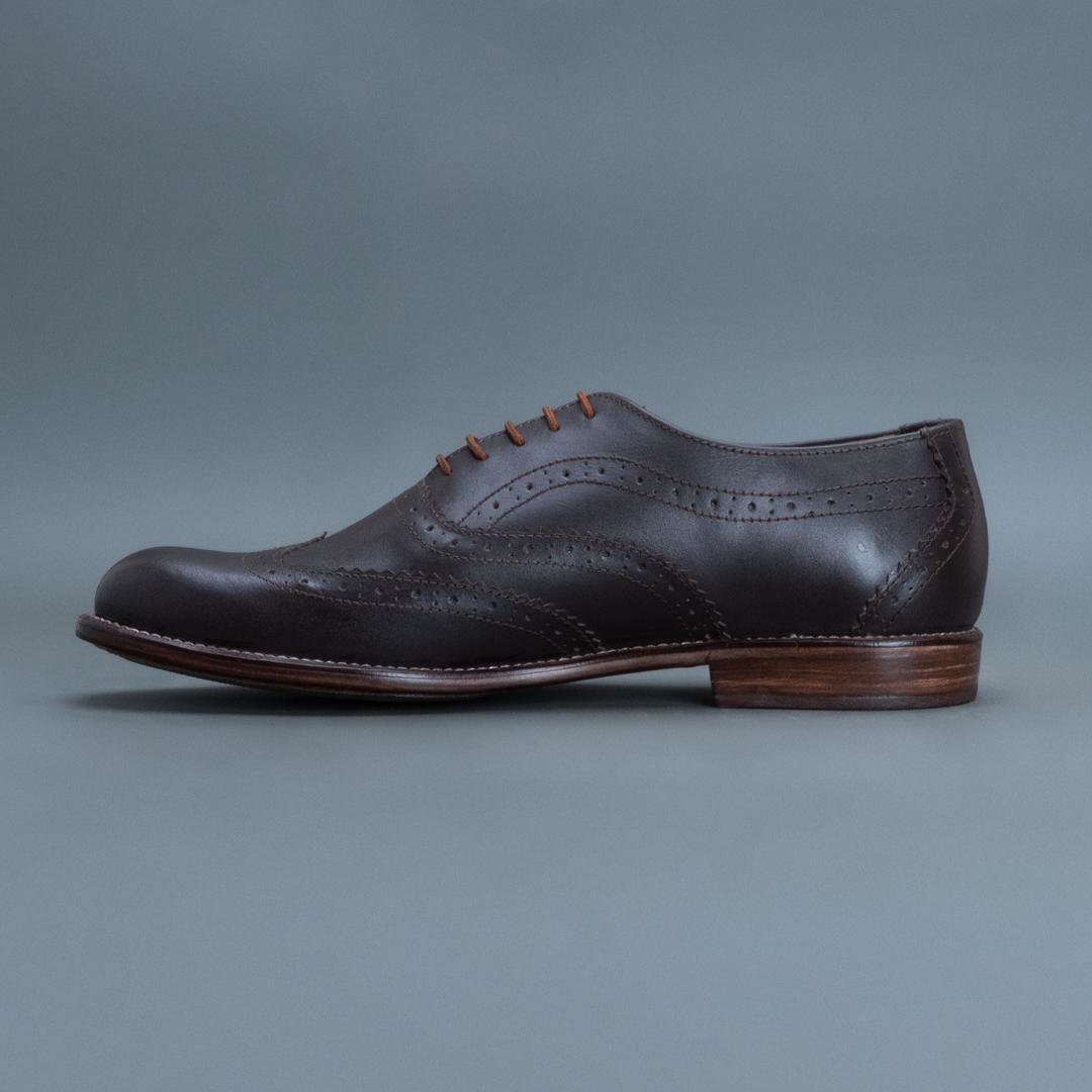 Howl Wingtip Brogue Oxford – Dark Brown