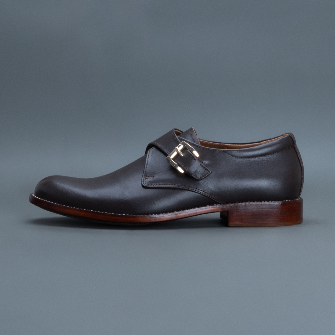 Alpha Single Strap Monk – Brown