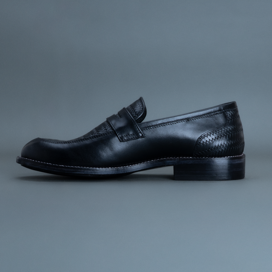 Alpha Penny Loafer – Black