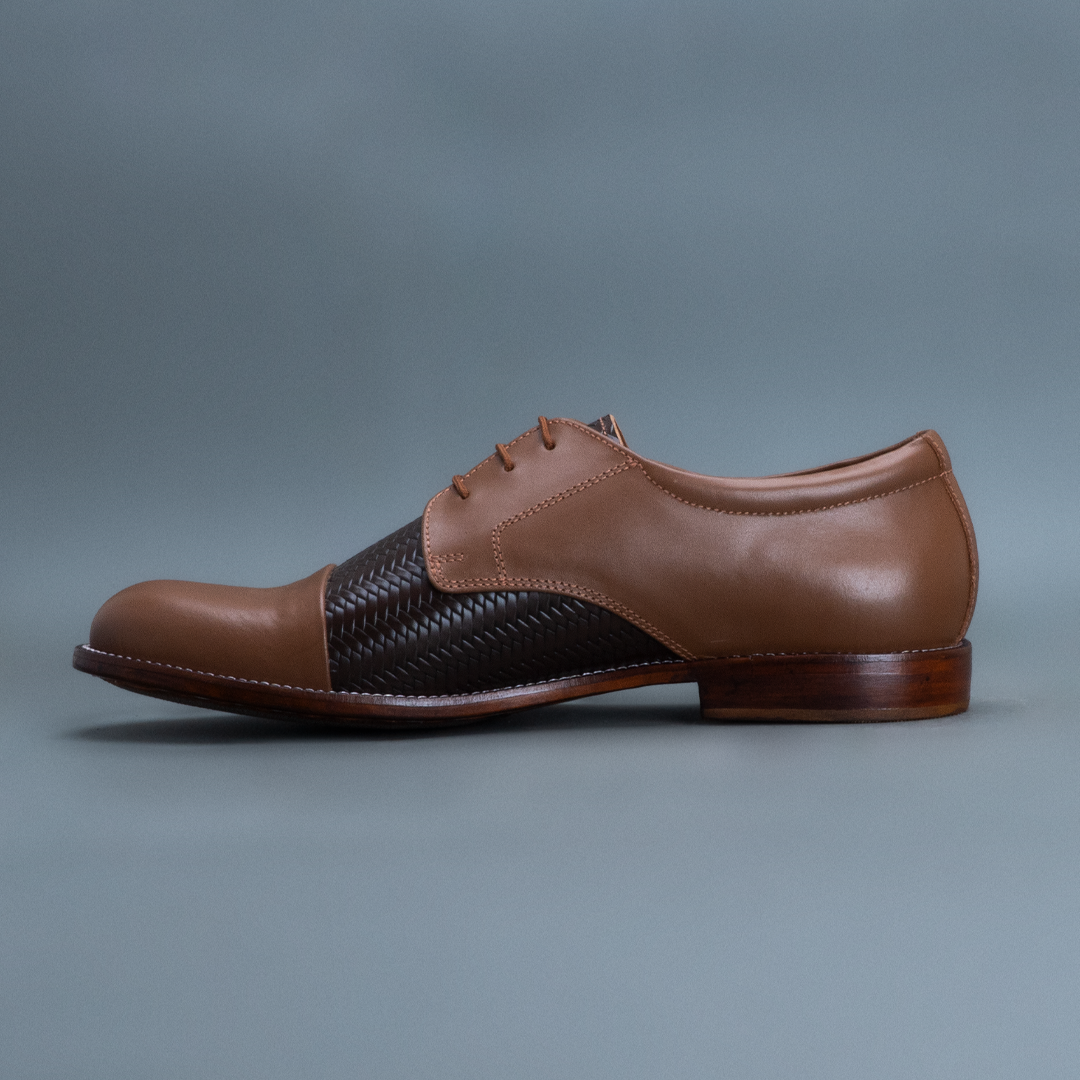 Alpha Derby – Brown & Dark Tan