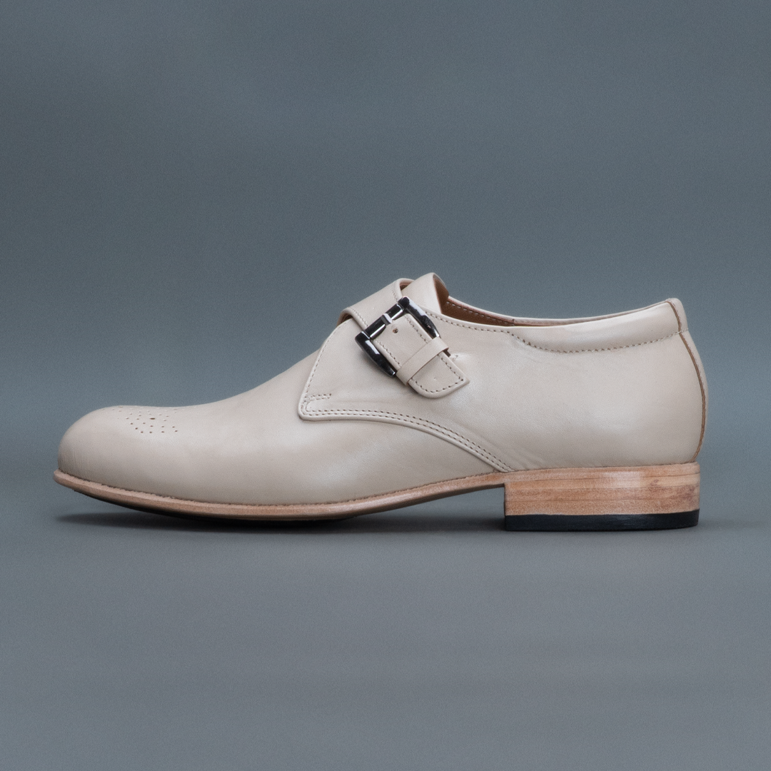 Alpha Single Strap Monk – Beige