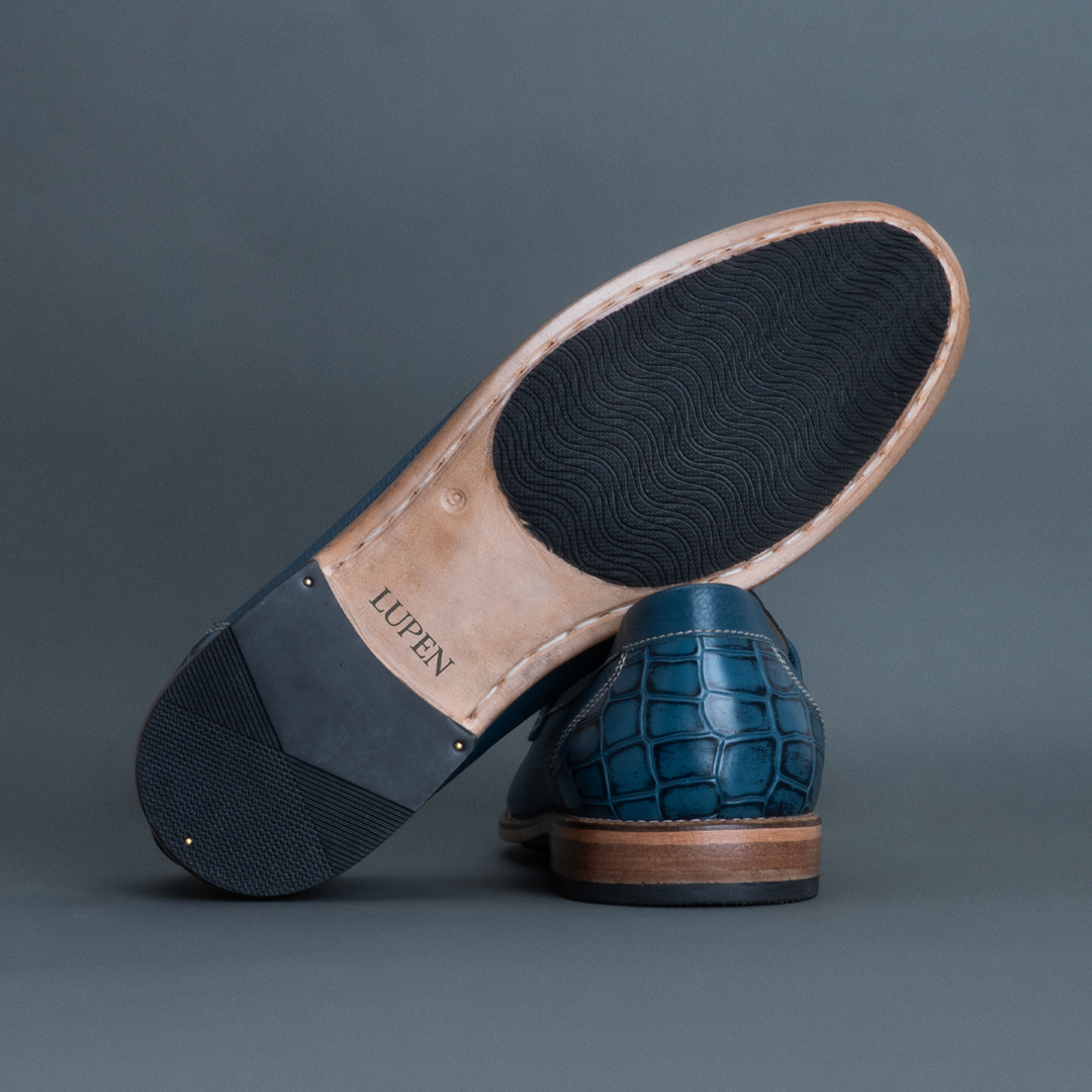Fang Horsebit Loafer – Blue