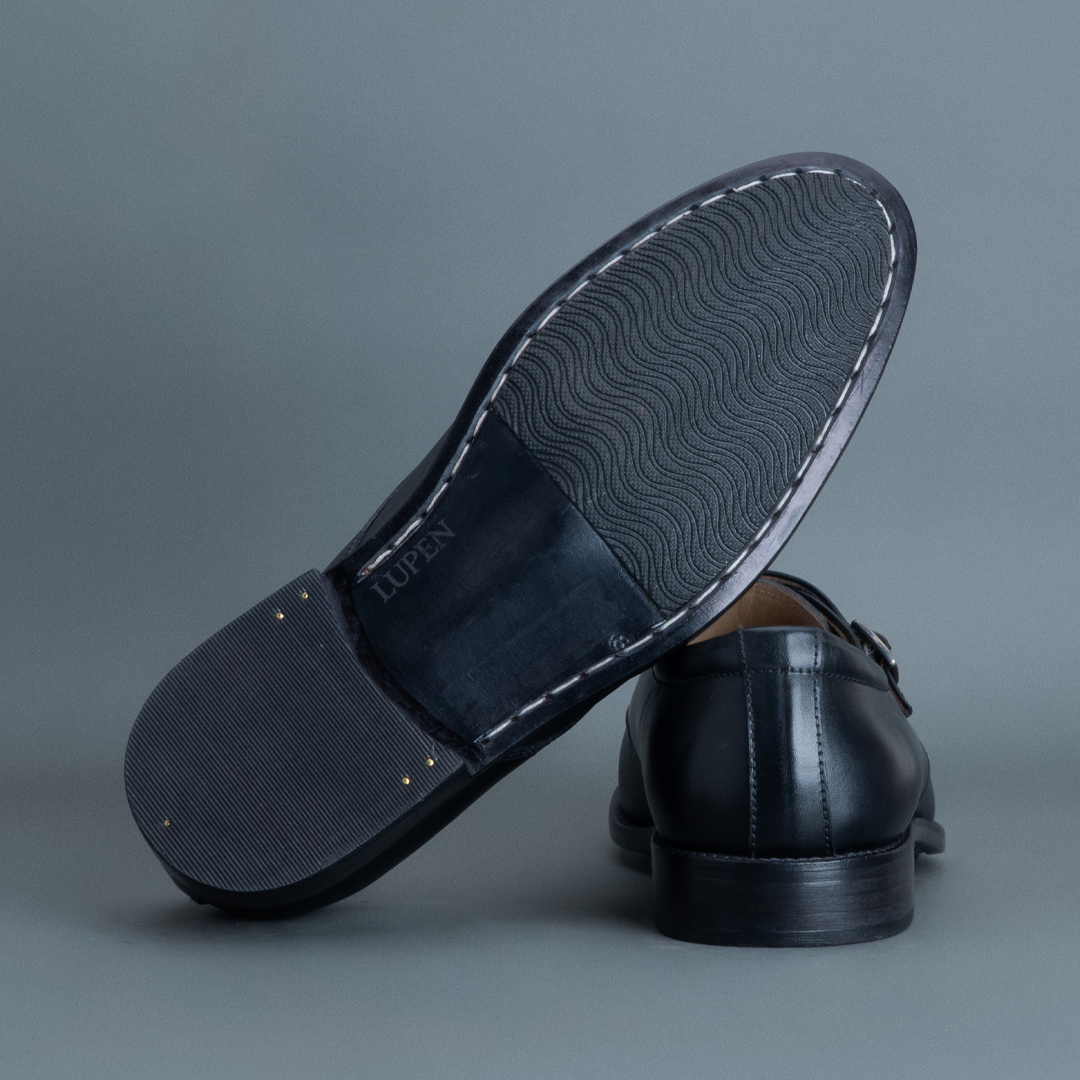 Alpha Double Strap Monk – Black