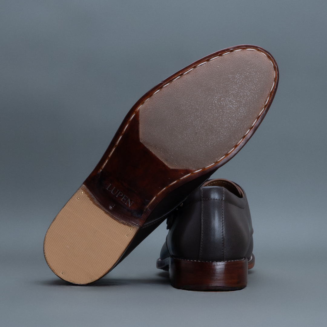 Alpha Single Strap Monk – Brown