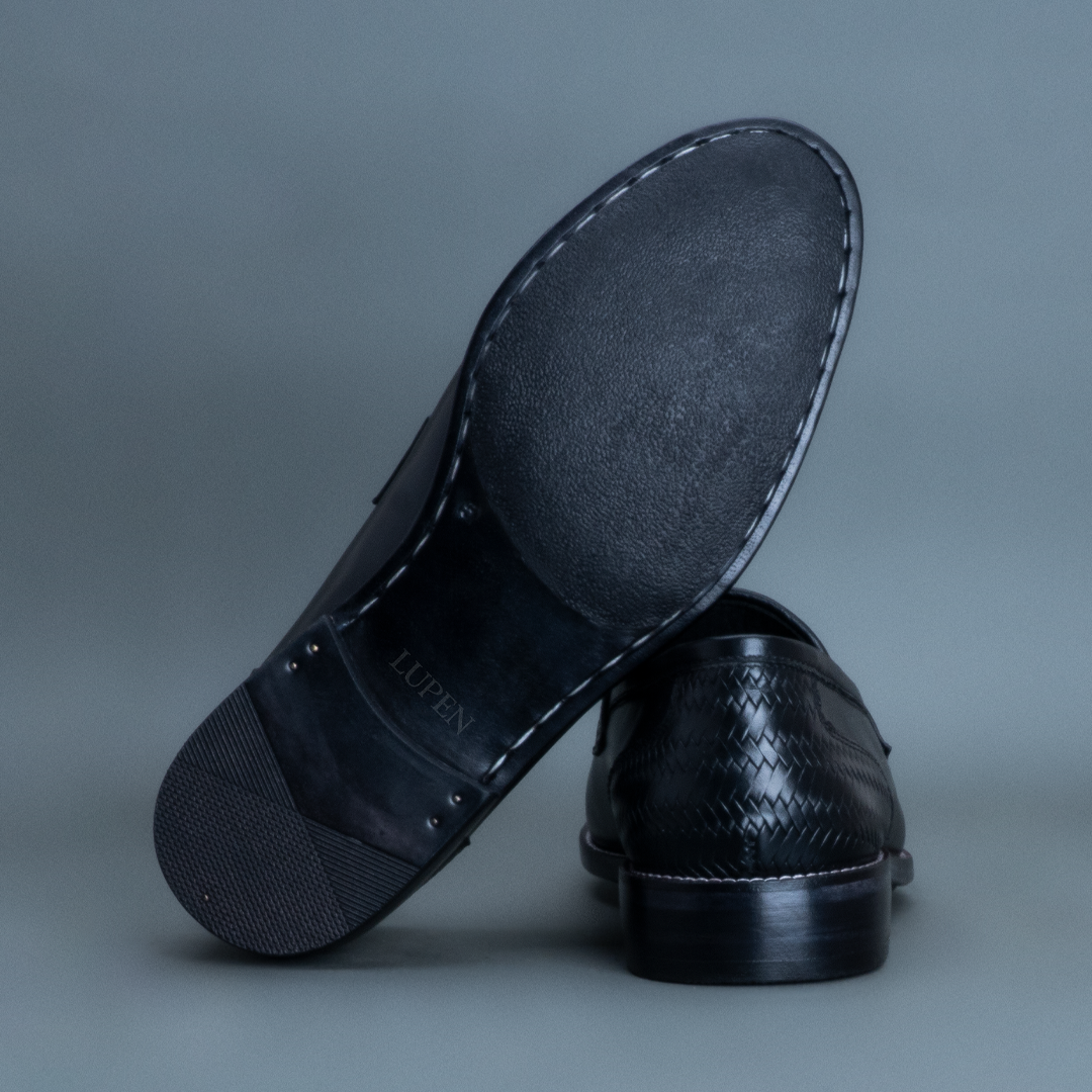 Alpha Penny Loafer – Black