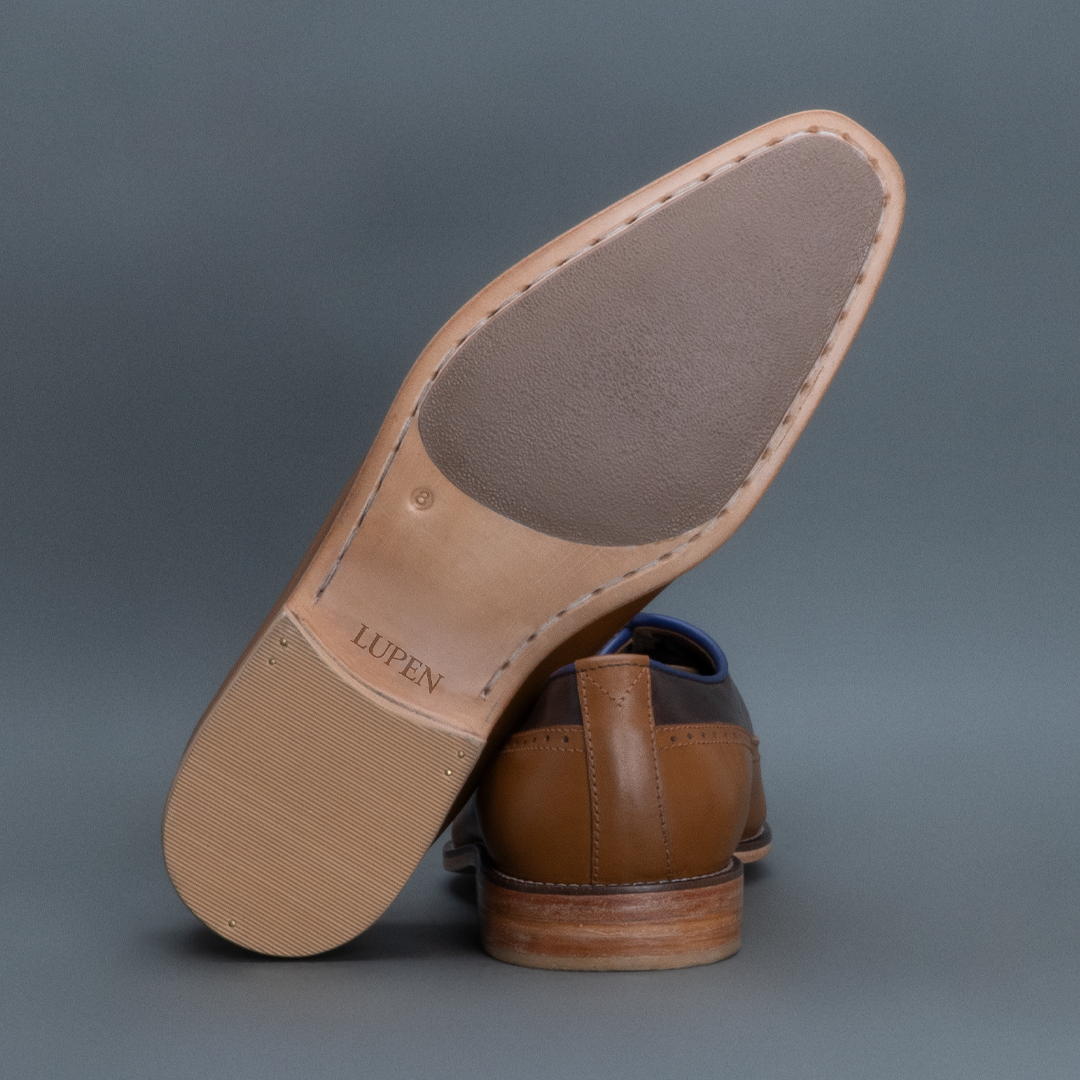 Alpha Oxford – Tan & Brown