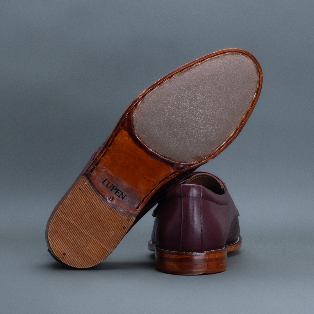 Alpha Double Strap Monk – Maroon
