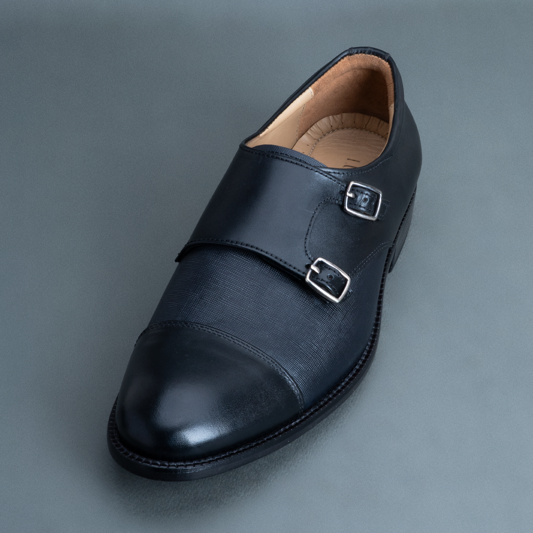 Alpha Double Strap Monk – Black
