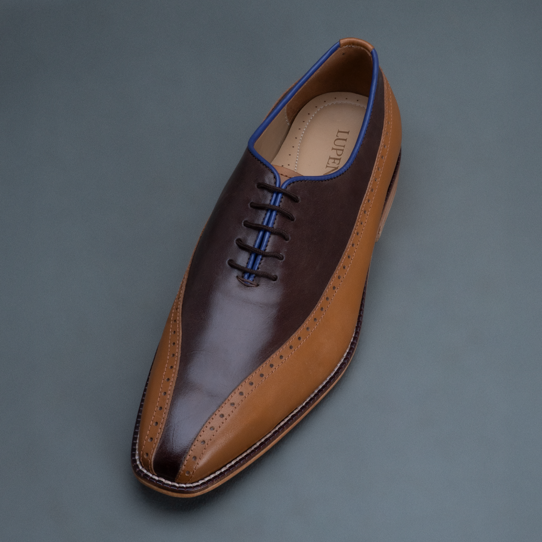 Alpha Oxford – Tan & Brown