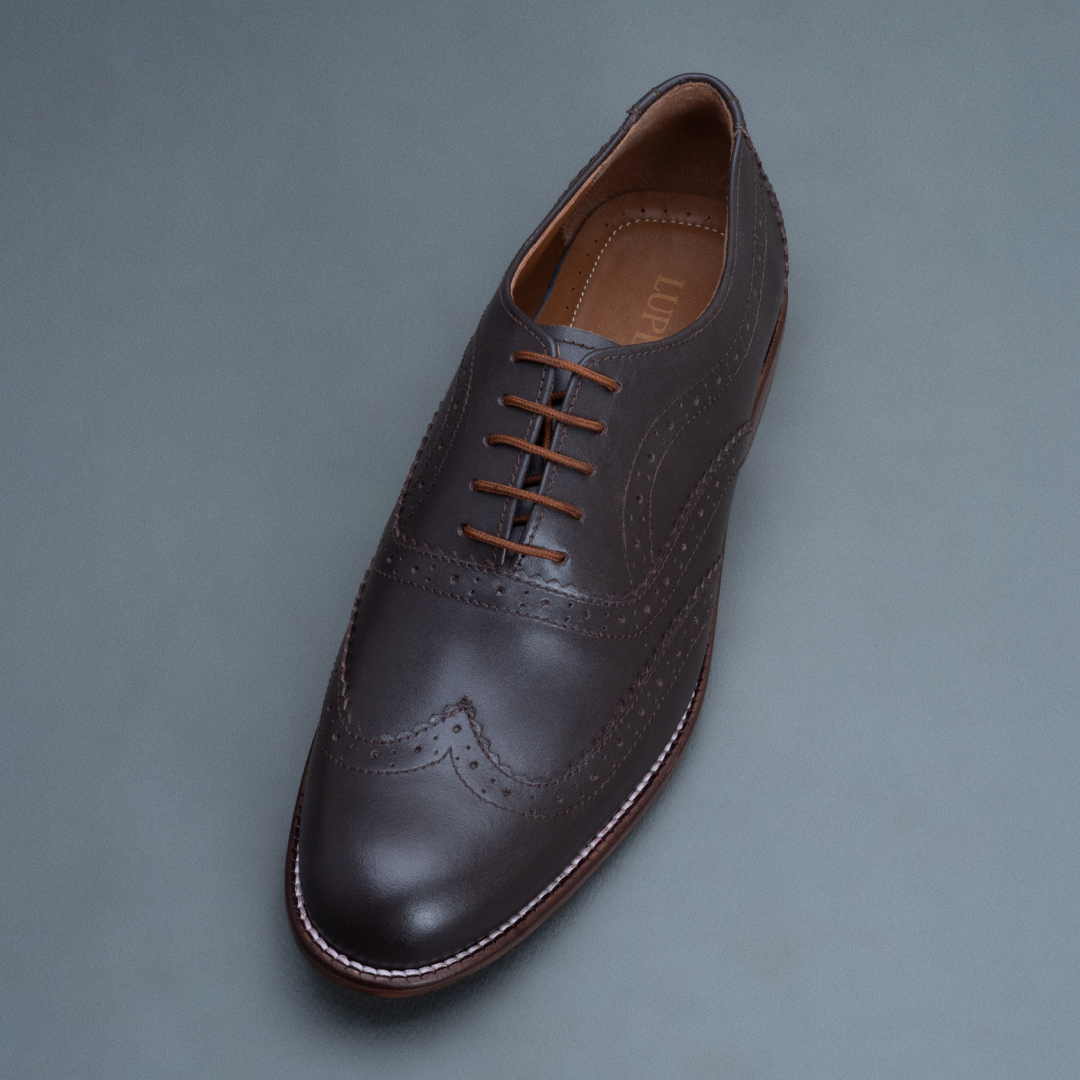 Howl Wingtip Brogue Oxford – Dark Brown