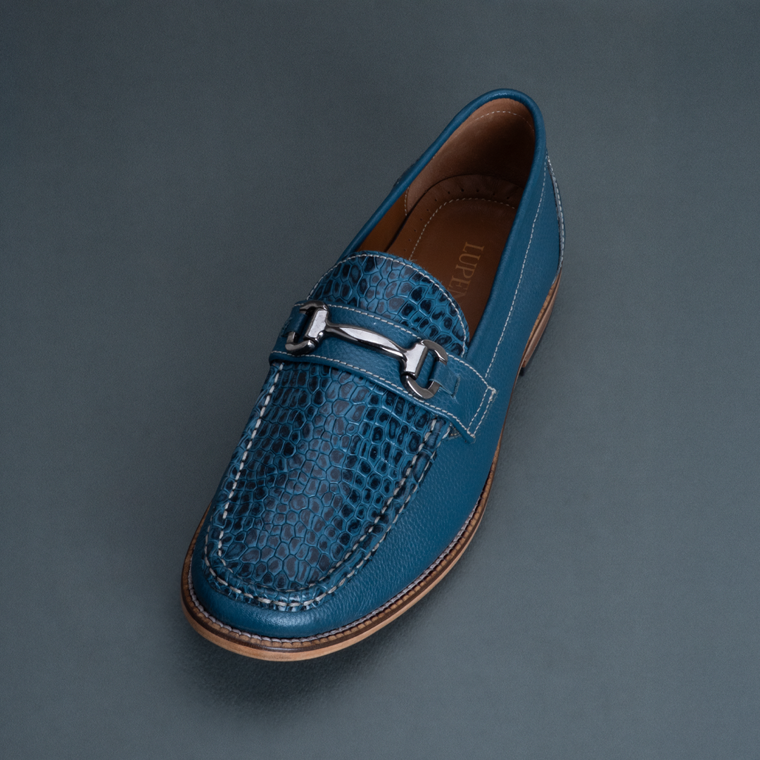 Fang Horsebit Loafer – Blue