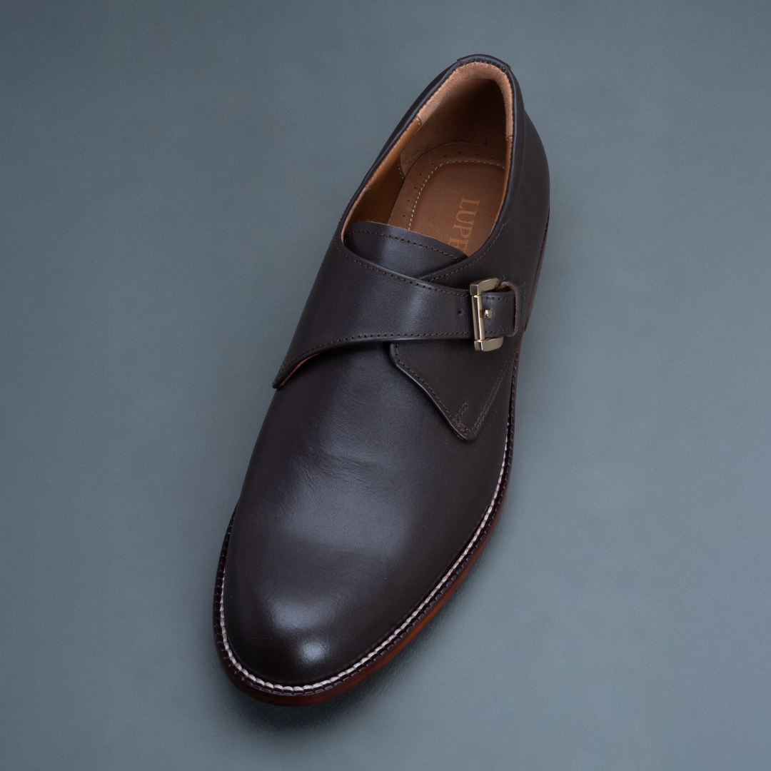 Alpha Single Strap Monk – Brown