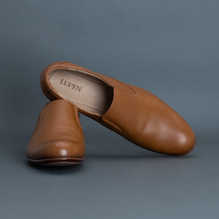 Cub Round Toe Slip-on Loafer – Light Tan