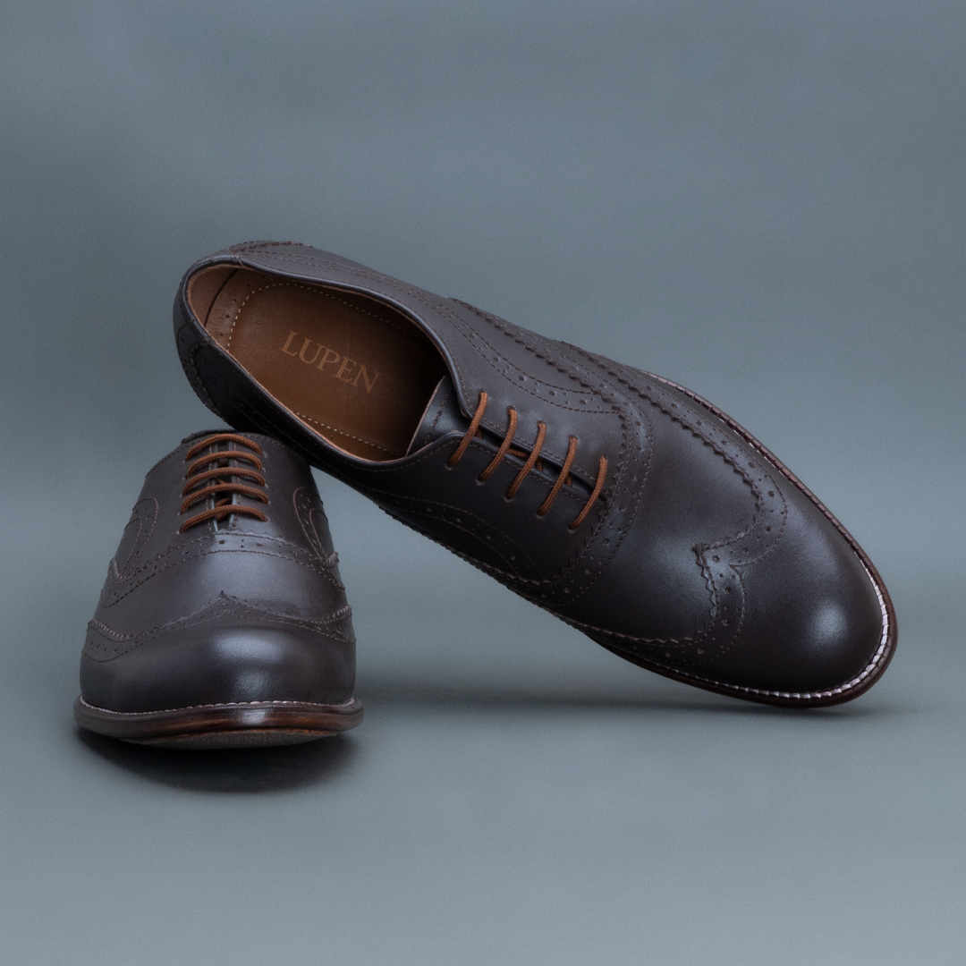 Howl Wingtip Brogue Oxford – Dark Brown
