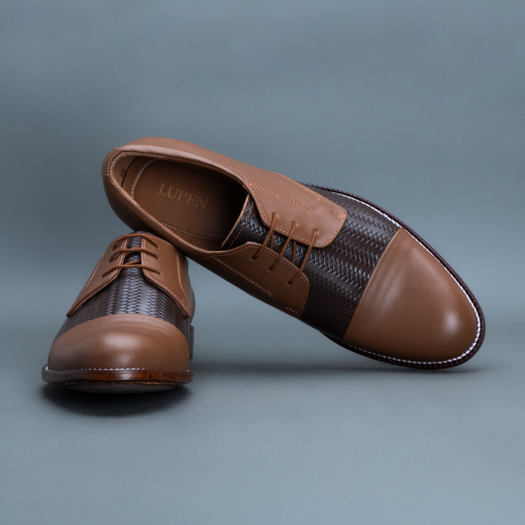 Alpha Derby – Brown & Dark Tan
